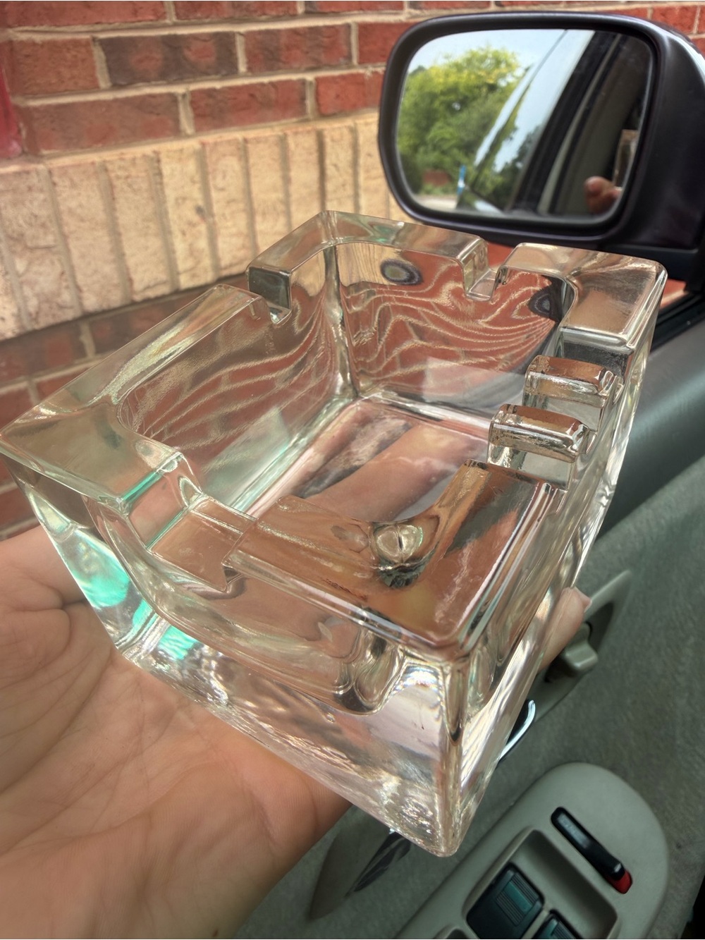 Vintage Glass Ashtray by Kaj Franck, Finland, 1960s